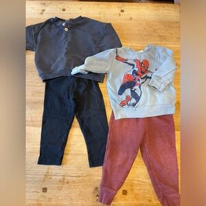 2T Boys Sweats (Zara, Cat and Jack)